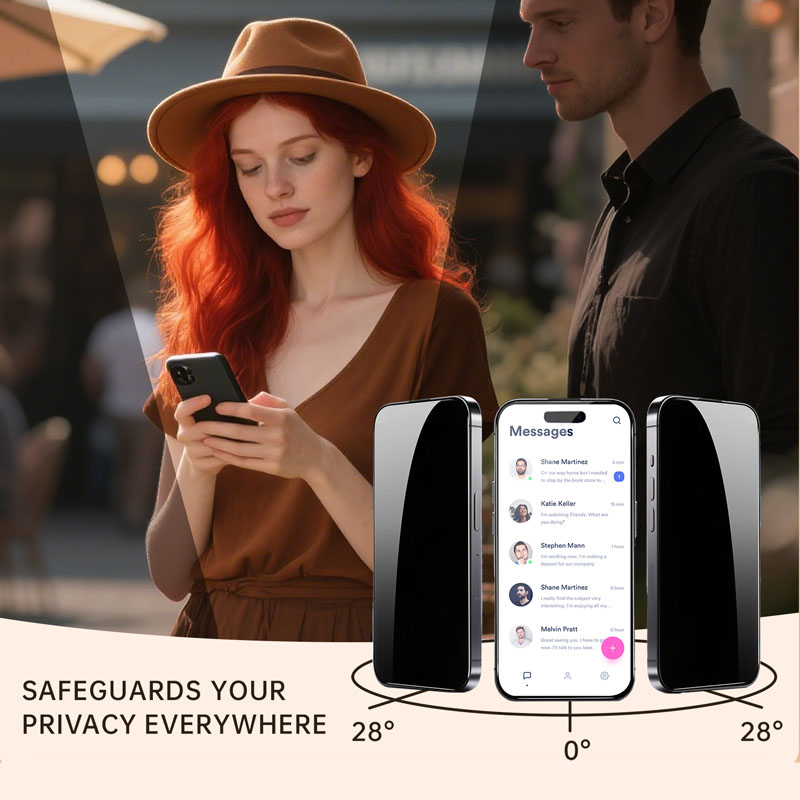 Mietubl Privacy Glass for iPhone 16