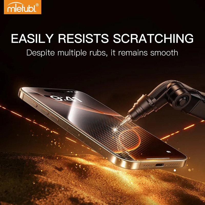 mietubl Hd Glass for iPhone 15 Pro Max