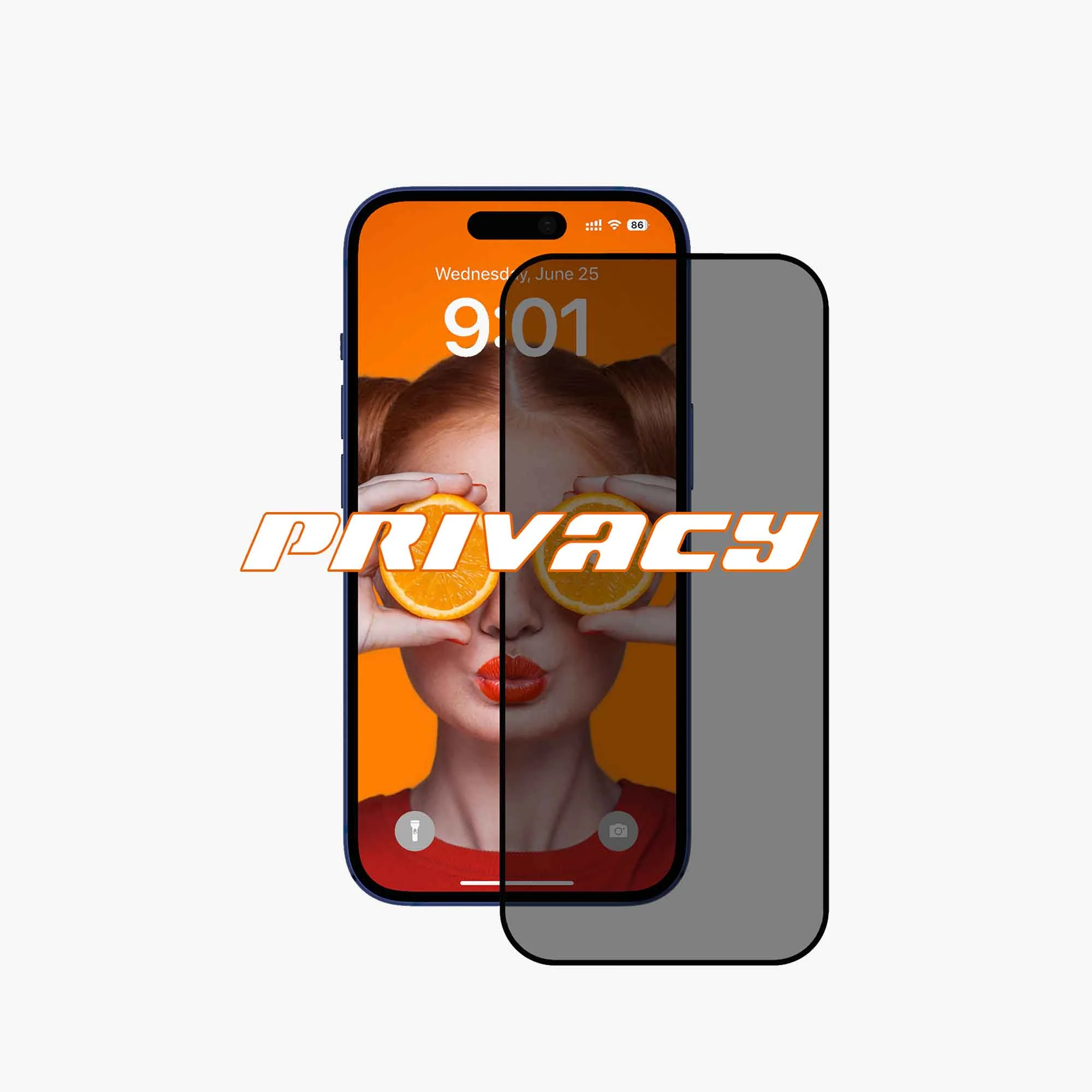ANANK Premium Privacy Glass for iPhone 16