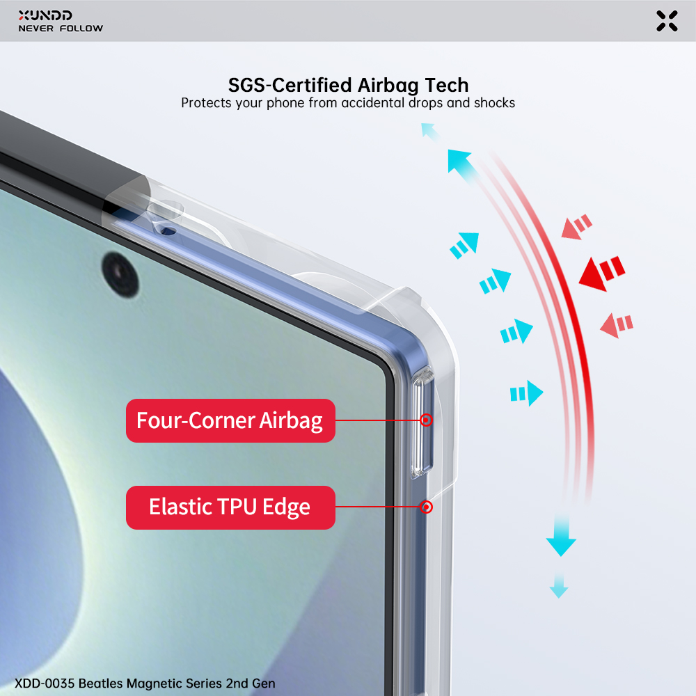 xundd Hybrid Protective Case for Samsung Galaxy Z Fold 6
