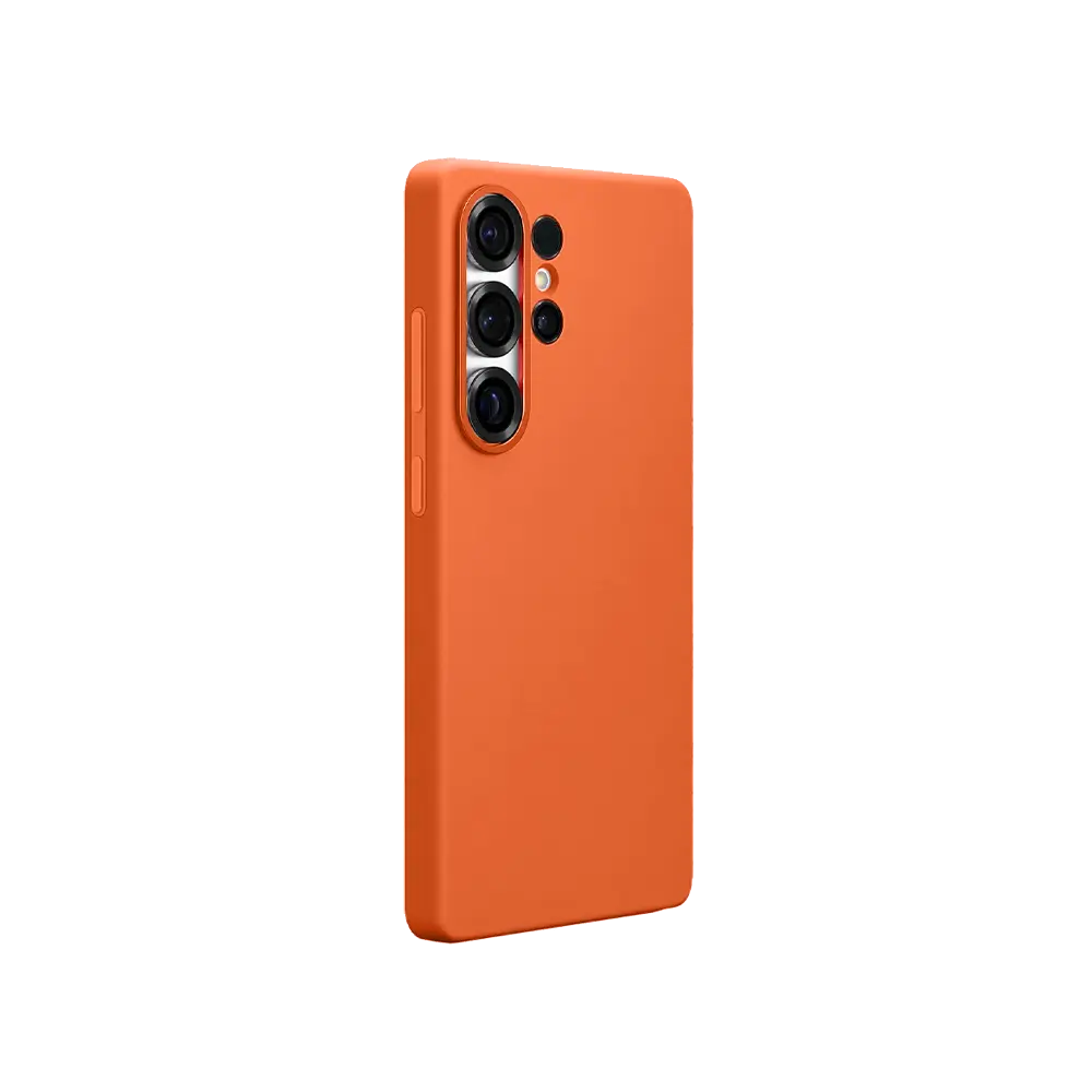 Premium Liquid Silicone Case for Samsung Galaxy S26 Ultra/Orange